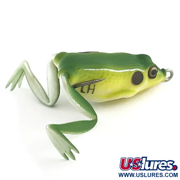 LunkerHunt Lunker Frog Anti-alga, Green / Yellow, 7g, #6591