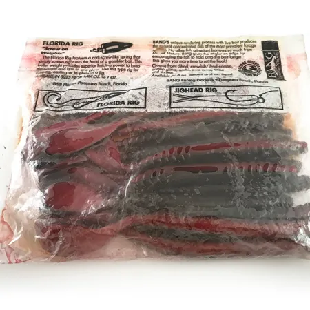 Gambler P. Tail Esca Siliconica, Rosso Scuro, 12.7cm, B.A.N.G., #6593