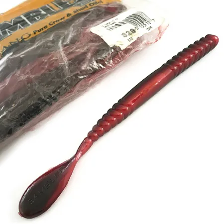 Gambler P. Tail Esca Siliconica, Rosso Scuro, 12.7cm, B.A.N.G., #6593