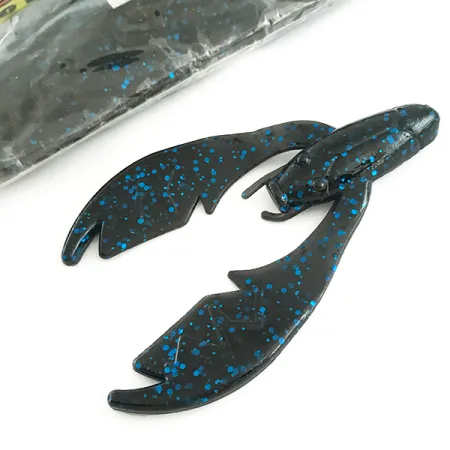 NetBait Paca Chunk esca siliconica, Black Blue Flk, 7.5cm, jig, #6594