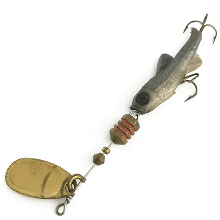 Mepps Comet Mino 1 Cucchiaino, Oro, 4.5g, Pesciolino in Gomma, #6605