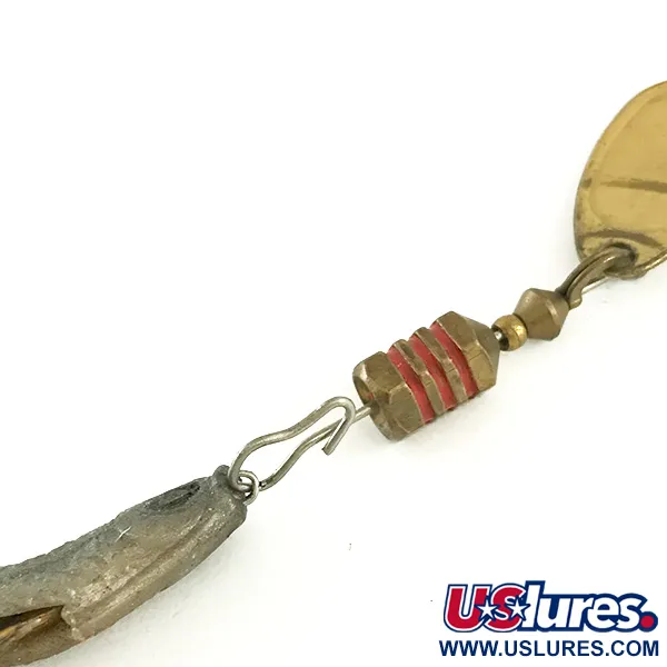 Mepps Comet Mino 1 Cucchiaino, Oro, 4.5g, Pesciolino in Gomma, #6605