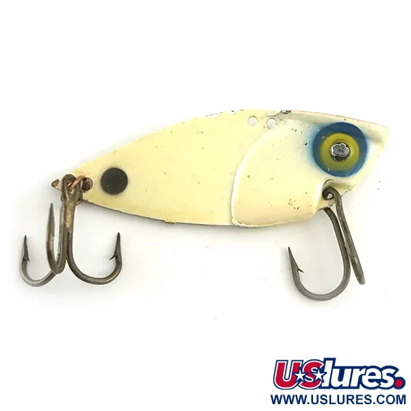 Cotton Cordell Gay Blade Blade Bait, Bianco/Rosso, 12.5g, Dual-Hole, #6609