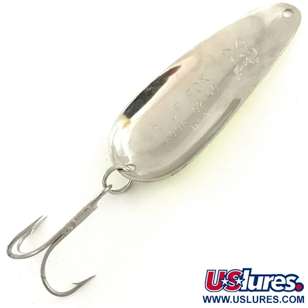 Blue Fox Aqua Spoon Ondulante, Five of Diamond, 14g, Glow, #6612