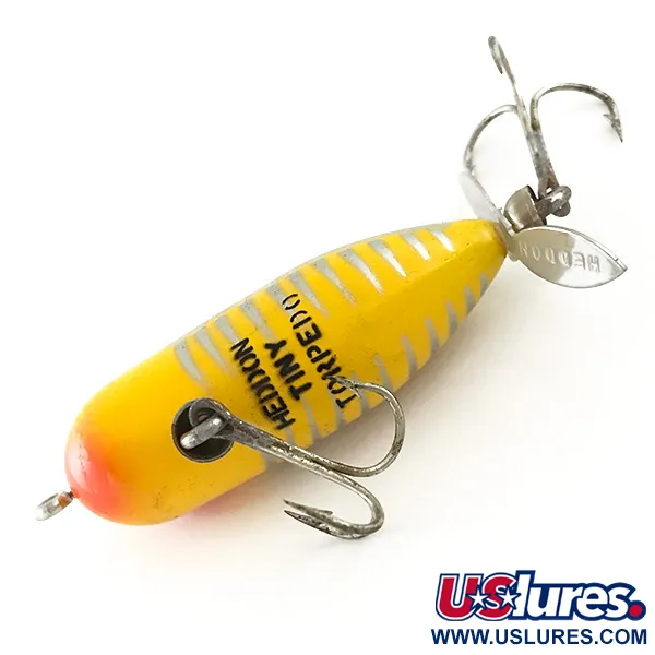 Heddon Tiny Torpedo Esca Superficie, Giallo, 7g, Elica Post., #6616