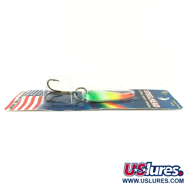 Rainbow Plastics Steelhead UV Ondulante, Verde/Giallo Fluo, 14g, #6632