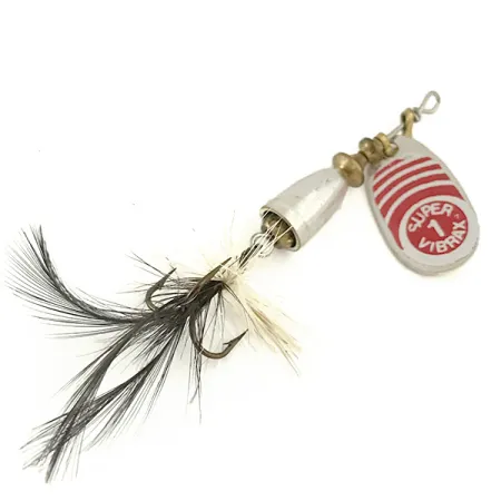 Blue Fox Super Vibrax 1 Rotante, Argento, 4g, Ancora piumata, #6644