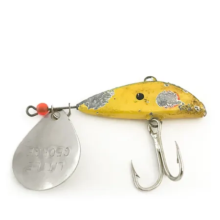 Mann's Bait Little George Tail Spinner, Nichel/Giallo, 20g, #6646