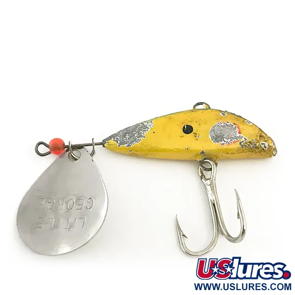 Mann's Bait Little George Tail Spinner, Nichel/Giallo, 20g, #6646