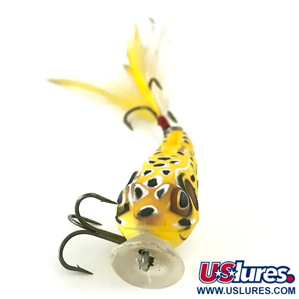 LiveTarget Popper Live Target Frog Topwater, Giallo, 7g, #6660