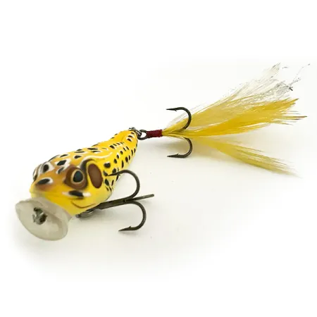 LiveTarget Popper Live Target Frog Topwater, Giallo, 7g, #6660