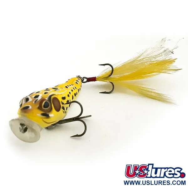 LiveTarget Popper Live Target Frog Topwater, Giallo, 7g, #6660