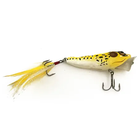 LiveTarget Popper Live Target Frog Topwater, Giallo, 7g, #6660