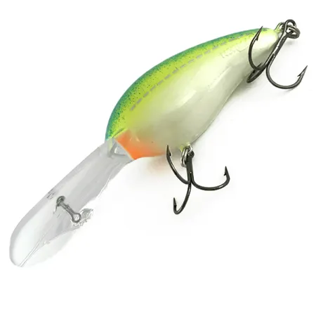 Norman DD 22 Crankbait, Giallo/Bianco/Azzurro, 28g, Profondo, #6665