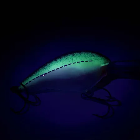 Norman DD 22 Crankbait, Giallo/Bianco/Azzurro, 28g, Profondo, #6665