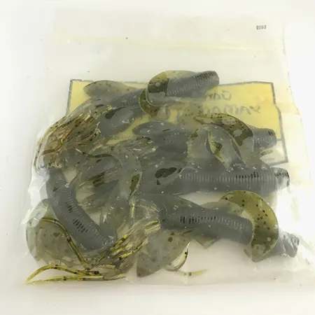 Gary Yamamoto Kreature Esca Siliconica, Green Pumpkin, 10cm, Hula Skirt, #6666