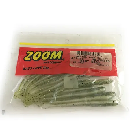 Zoom Meathead esca siliconica (19pz), Baby Bass, 10cm, finesse, #6667