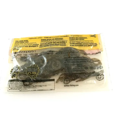 Berkley PowerBait Bungee Hawg esca siliconica, Green Pumpkin, 7cm, #6671