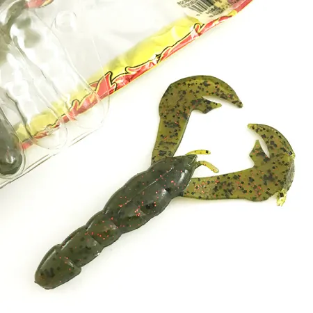 Strike King Rage Tail Rage Craw Esca Siliconica, Watermelon Meat, 9cm, #6673