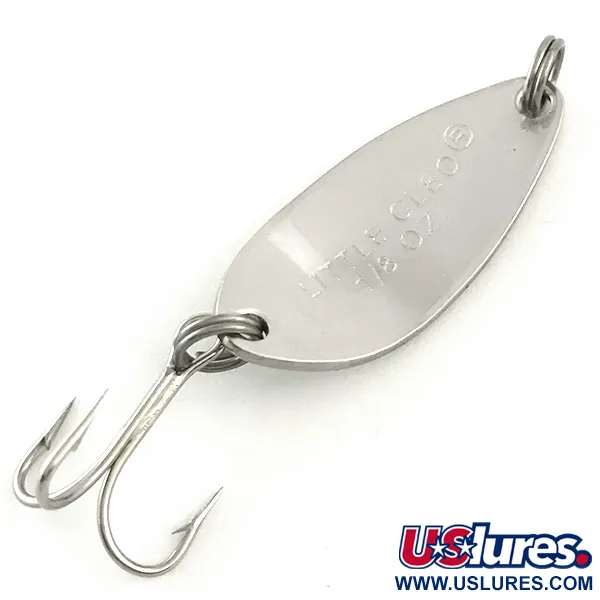 Acme Little Cleo Cucchiaino ondulante, Nickel / Verde, 3,5g, USA, #6675