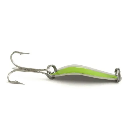 Acme Little Cleo Cucchiaino ondulante, Nickel / Verde, 3,5g, USA, #6675