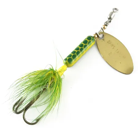 Luhr Jensen Bang Tail Cucchiaino, Oro, 5,5g, Ancora Piumata, #6691