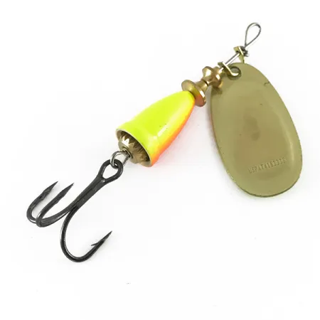 Blue Fox Super Vibrax 2 UV Cucchiaino, Giallo Fluorescente, 6g, #6693