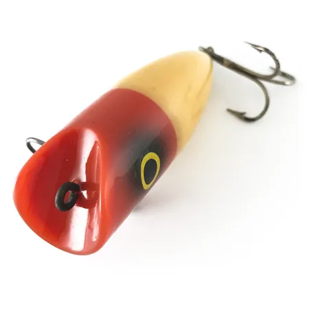 Millsite Bassor Popper Superficie, Rosso / Bianco, 12g, Topwater, #6709