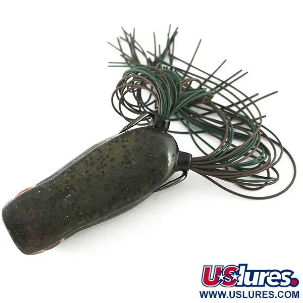 SPRO Dean Rojas Bronzeye Frog Popper, Nero, 14g, Corpo Cavo, #6710