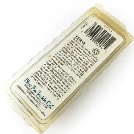 Blue Fox Vibrax Minnow Spin 1 Cucchiaino, Argento, 4g, Balsa, #6718