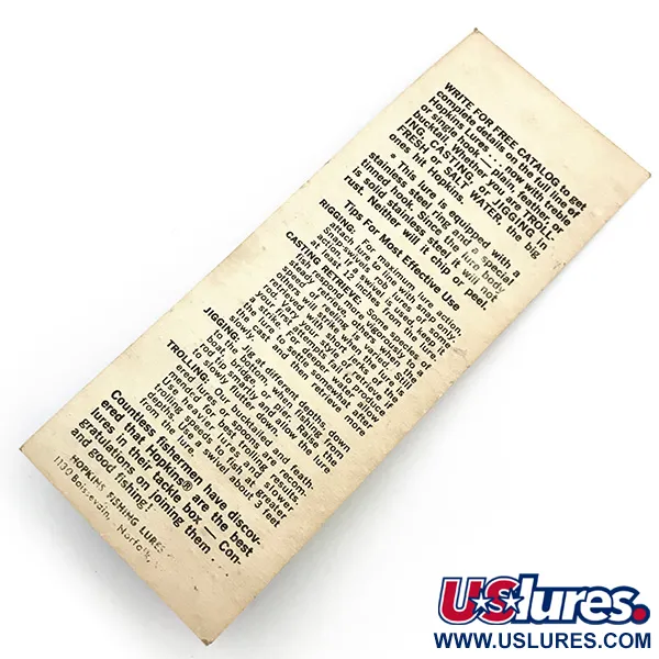 Hopkins s1 - Jig Lure Ondulante, Nichel martellato, 11g, Bucktail, #6735