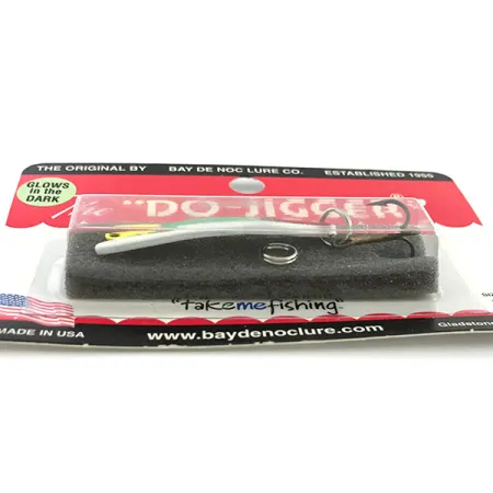 Bay de Noc Do-Jigger 1 Ondulante, White/Green Glow, 5g, Phospho, #6736