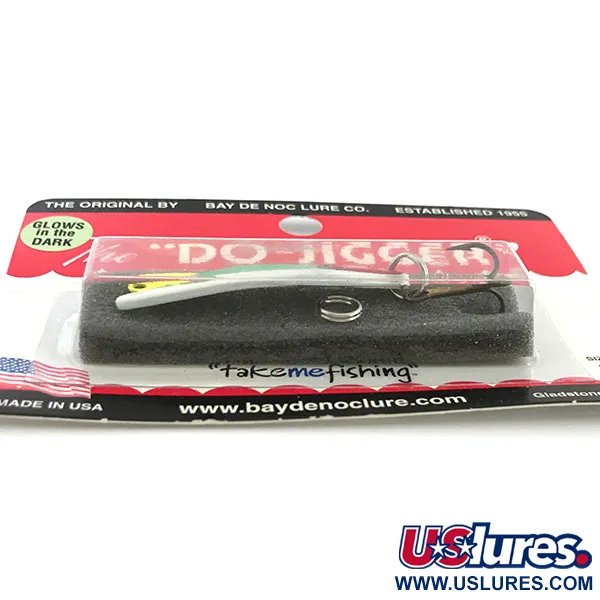 Bay de Noc Do-Jigger 1 Ondulante, White/Green Glow, 5g, Phospho, #6736