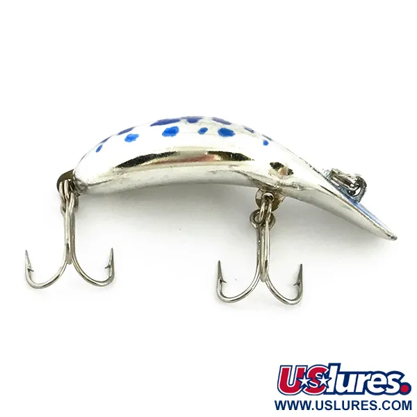 Heddon Tadpolly Clatter Tad Esca Superficie, Argento / Blu, 6g, #6740