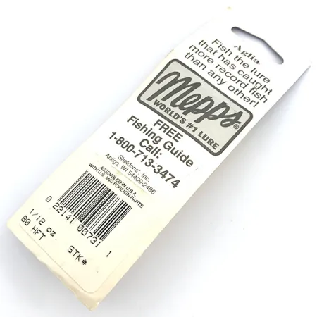 Mepps Aglia 0 Rotante, Fire Tiger, 2,5g, Finitura UV, #6744