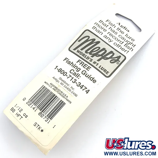 Mepps Aglia 0 Rotante, Fire Tiger, 2,5g, Finitura UV, #6744