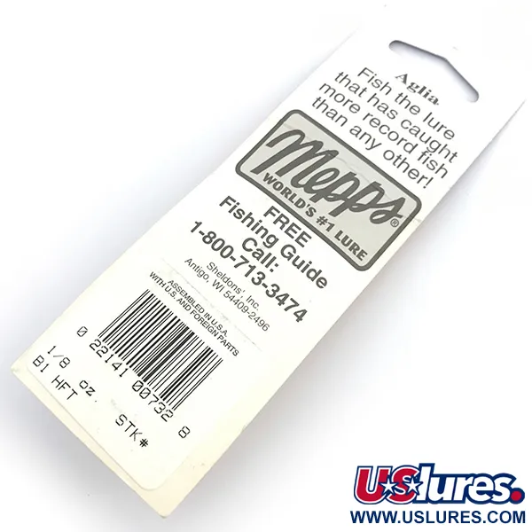 Mepps Aglia 1 Cucchiaino, Fire Tiger, 3.5g, UV fluorescente, #6745