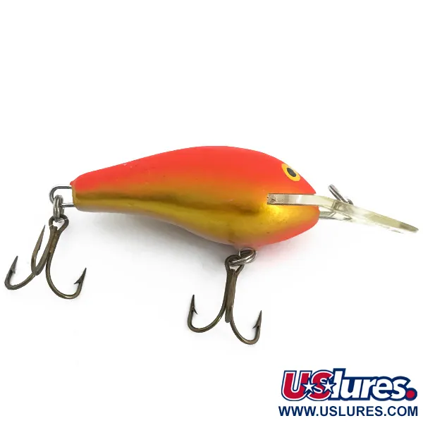 Rapala Fat Rap Deep Runner, Arancione, 8,8g, Balsa, #6753
