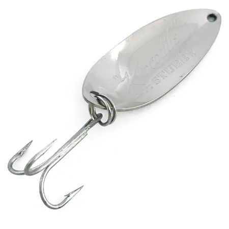 Luhr Jensen Krocodile Stubby Ondulante, Nichel / Blu, 14g, USA, #6774