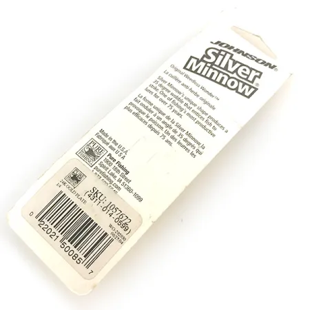 Ondulante Johnson Silver Minnow, Oro, 7g, Anti-alga, #6798