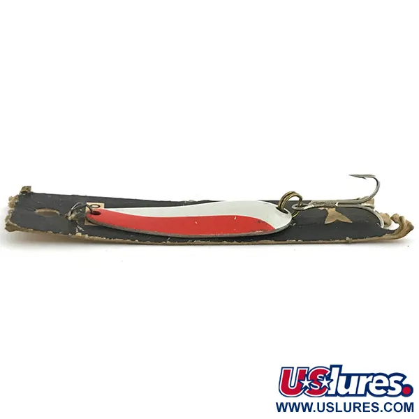 Nebco FlashBait 266 Ondulante, Rosso / Bianco / Nichel, 10g, Amo, #6801