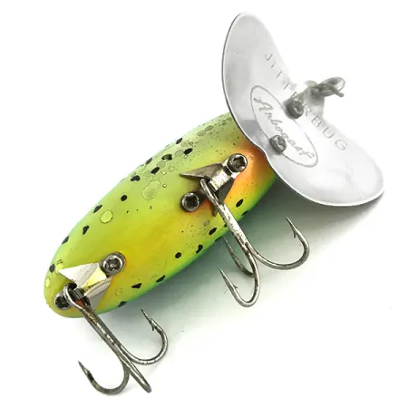 Fred Arbogast Jitterbug Esca Topwater, Fire Tiger, 10g, #6808