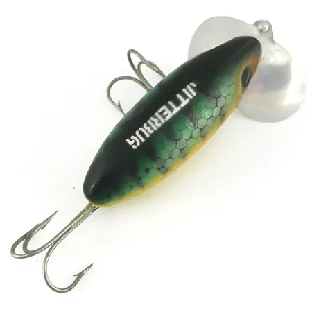 Fred Arbogast Jitterbug Esca Topwater, Persico, 14g, Paletta Metallo, #6816