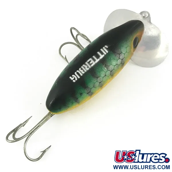 Fred Arbogast Jitterbug Esca Topwater, Persico, 14g, Paletta Metallo, #6816