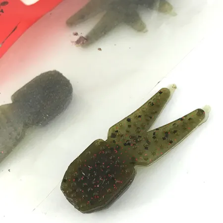 Zoom Tiny Salty Chunk, Green Pumpkin Red, 4.5 cm, Esca Soft #6831