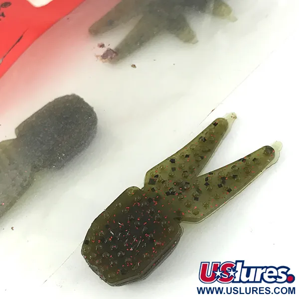 Zoom Tiny Salty Chunk, Green Pumpkin Red, 4.5 cm, Esca Soft #6831