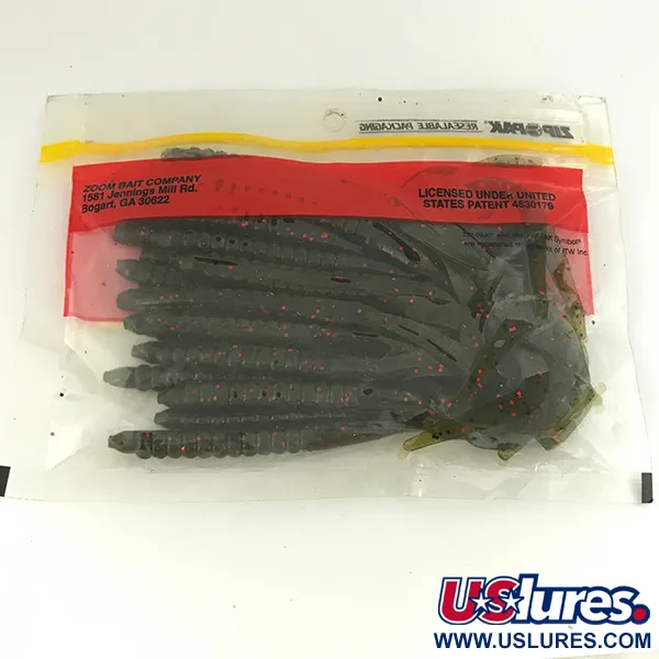 Zoom Super Salt Plus soft bait, Avocado, 12.7cm, corpo nervato, #6832