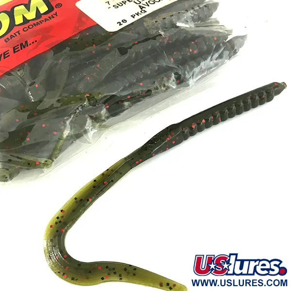 Zoom Super Salt Plus soft bait, Avocado, 12.7cm, corpo nervato, #6832