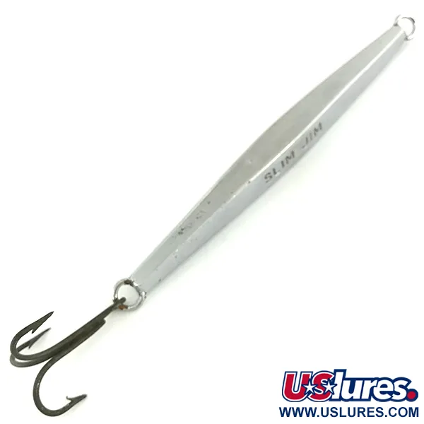 MIKE'S Slim Jim Jig, Nickel, 44g, Profilo Sottile, #6849