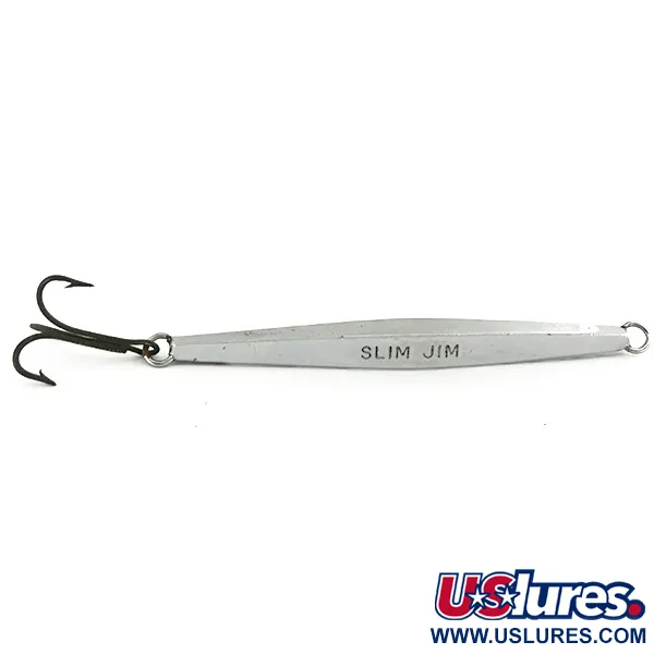 MIKE'S Slim Jim Jig, Nickel, 44g, Profilo Sottile, #6849